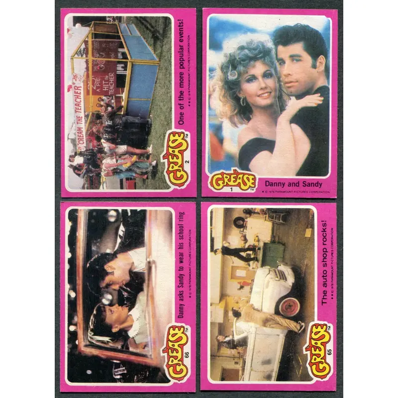 1978 Topps Grease Complete Series 1 Set (66) NM
