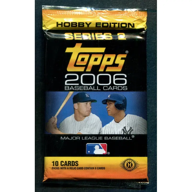 2006 Topps Baseball Unopened Series 2 Pack (Hobby) (10)