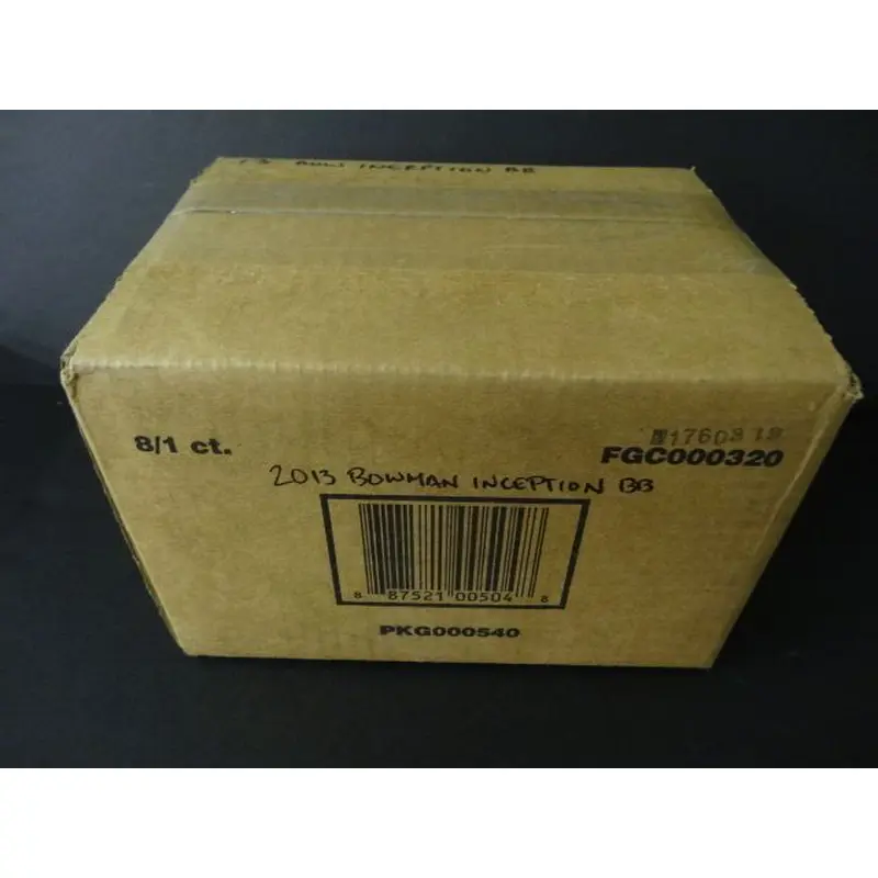 2013 Bowman Inception Baseball Case (Hobby) (8 Box)