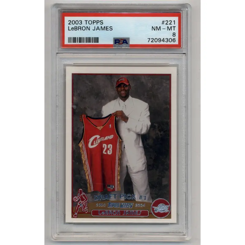 Lebron James 2003-04 Topps #221 PSA 8 Near Mint-Mint 4306