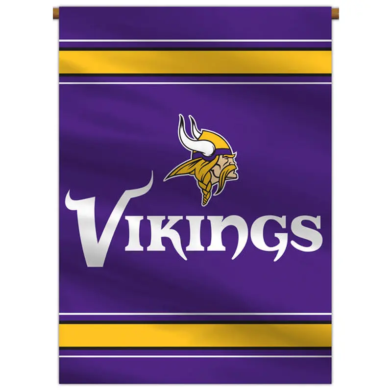 Minnesota Vikings Official NFL Football Team Premium 28x40 Banner Flag - BSI