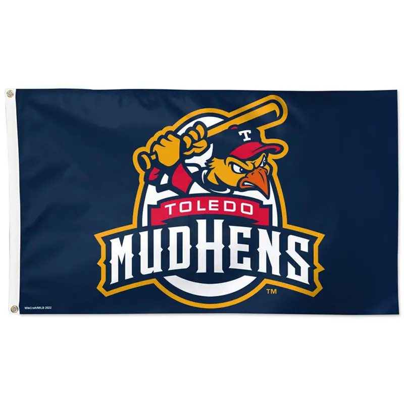 Toledo Mud Hens Minor League Baseball Official Deluxe-Edition 3'x5' Flag - Wincraft