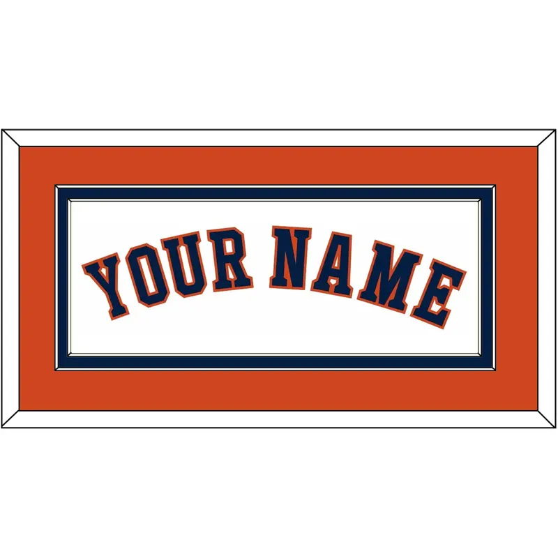Houston Name - Home White - Double Mat 3
