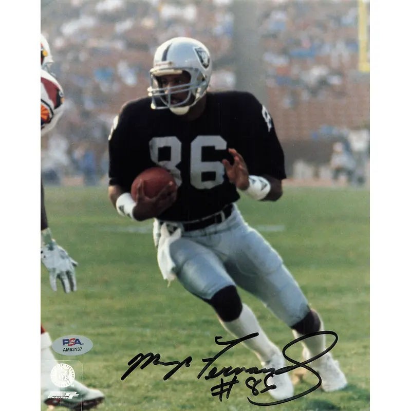 Mervyn Fernandez signed 8x10 photo PSA/DNA Raiders Autographed
