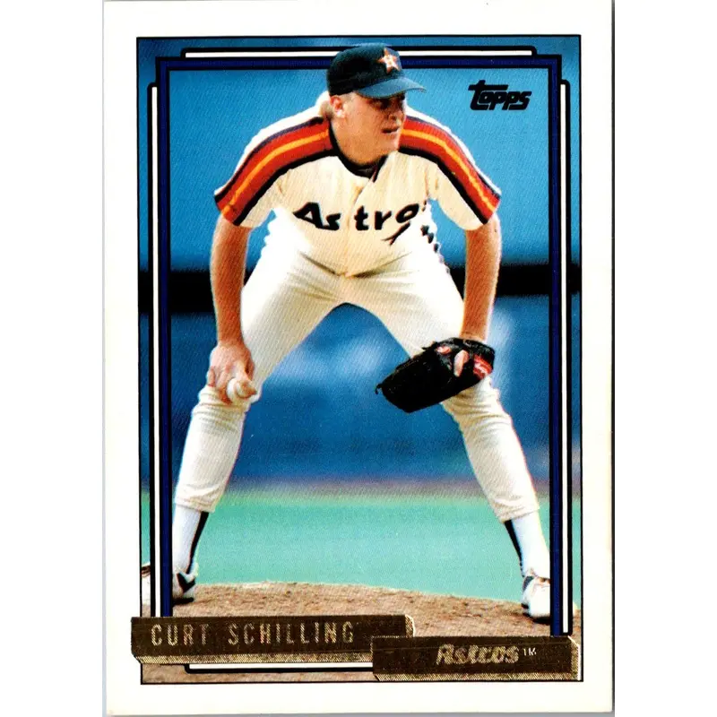 1992 Topps Gold Winners Curt Schilling #316