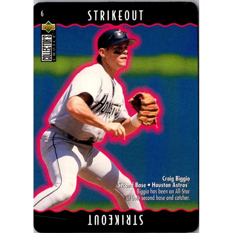 1996 Collector's Choice You Make the Play Craig Biggio #6B