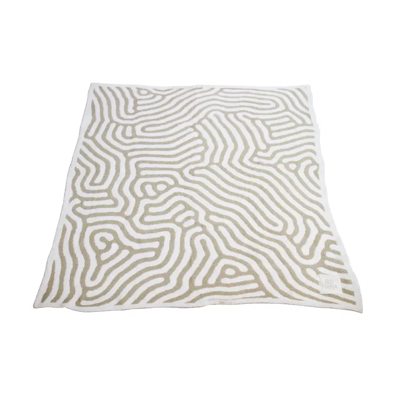 Mothers Day Boy Mama Gray Luxe Dreams Throw