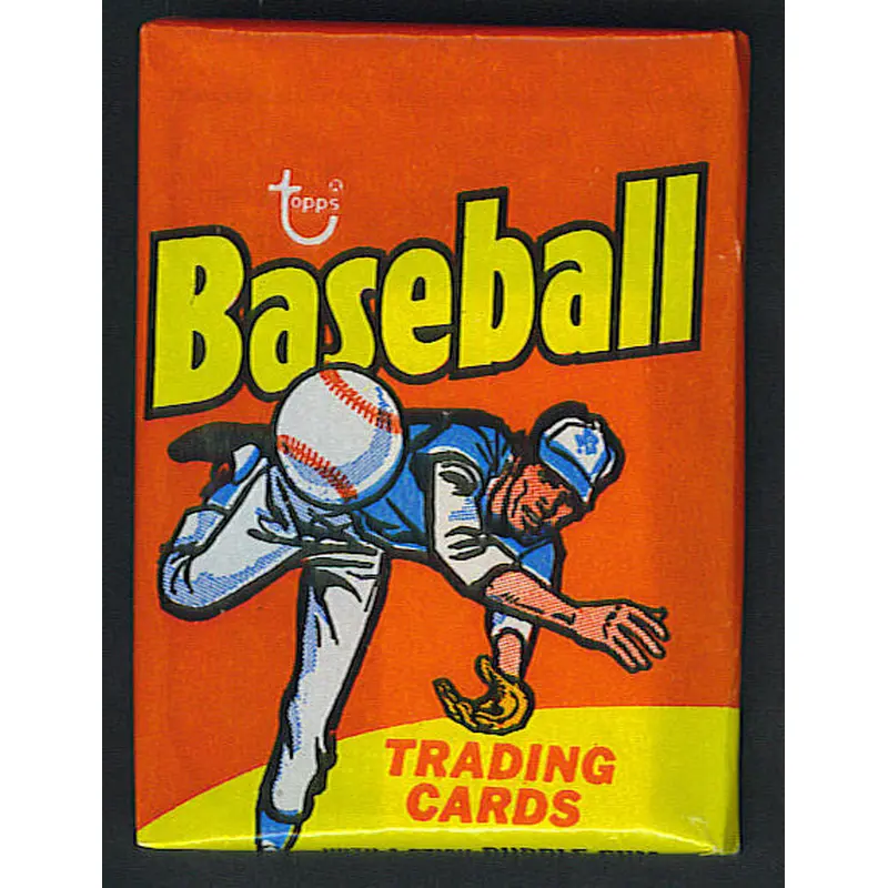 1975 Topps Baseball Unopened Wax Pack w- Schmidt Back