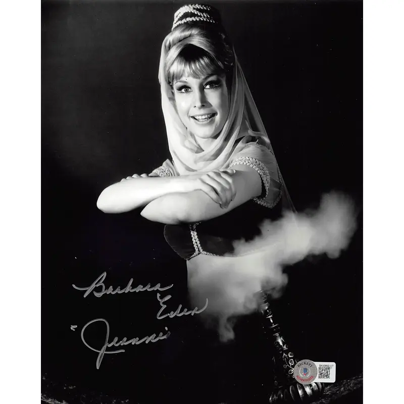 Barbara Eden I Dream of Jeannie "Jeannie" Signed 8x10 Vertical Photo BAS 1
