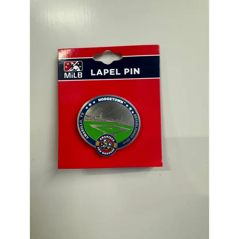 Amarillo Sod Poodels HODGETOWN Stadium Lapel Pin