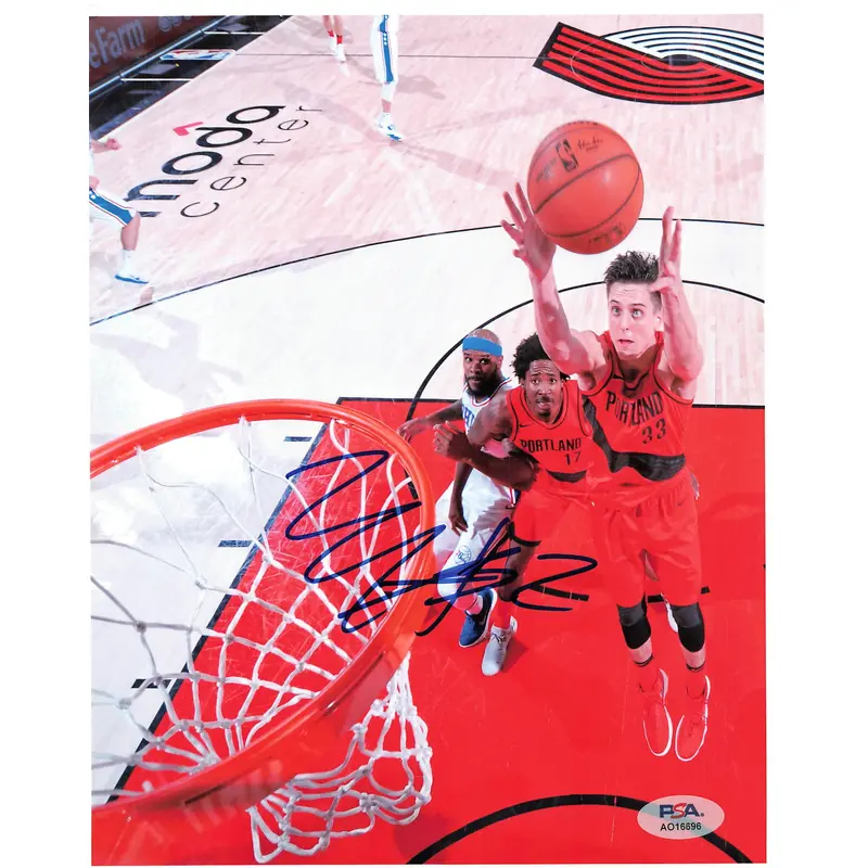 Zach Collins signed 8x10 photo PSA/DNA Portland Gonzaga autographed Trail Blazers