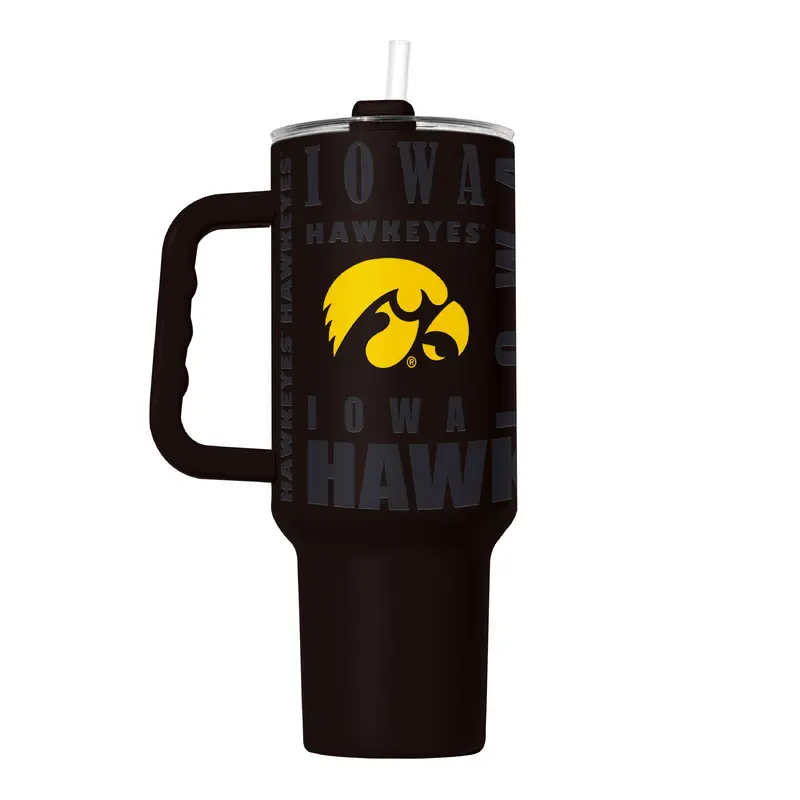 Iowa 40oz Replay Powder Coat Tumbler