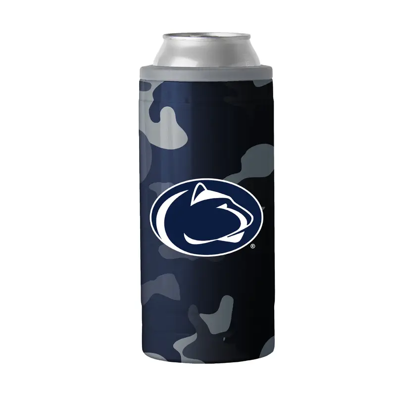 Penn State Camo Swagger 12oz Slim Can Coolie