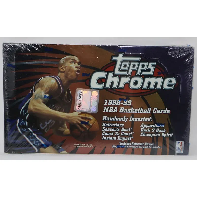 1998/99 Topps Chrome Basketball Box (Retail) (24/4)
