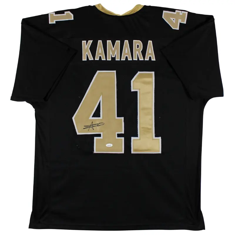 Alvin Kamara Authentic Signed Black Pro Style Jersey Autographed BAS Witnessed