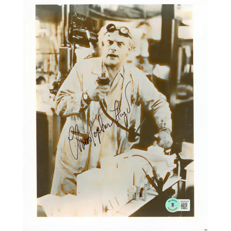 Christopher Lloyd Back To The Future Authentic Signed 8x10 Photo BAS #BG82425