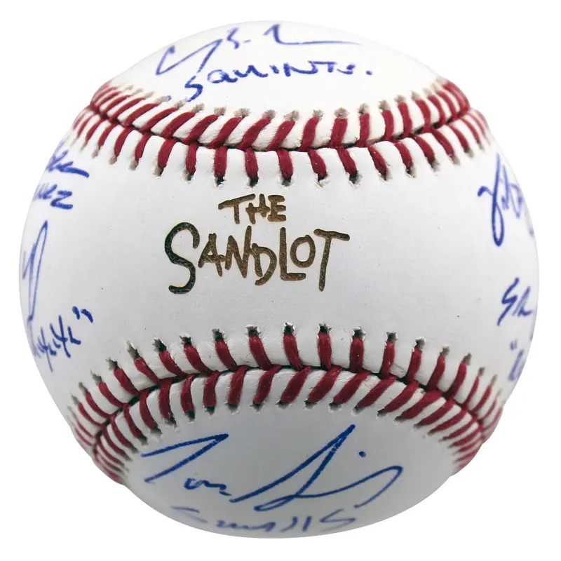 Sandlot (6) Guiry, Leopardi, +4 Signed Baseball w/ Character Names BAS #M84778