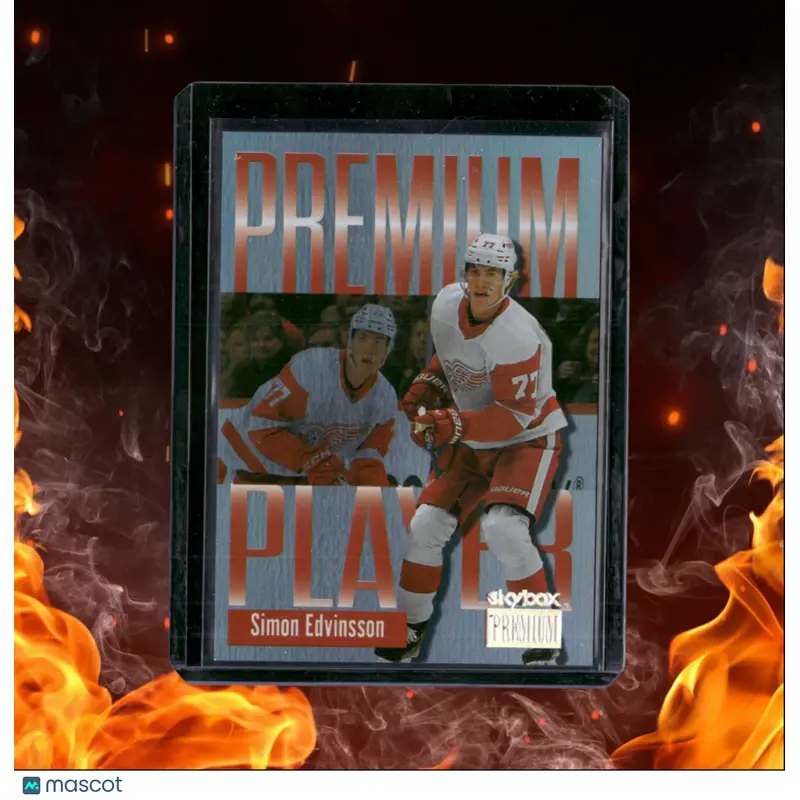 2023-24 Skybox Metal Universe Simon Edvinsson Premium Players Rookie #16PP