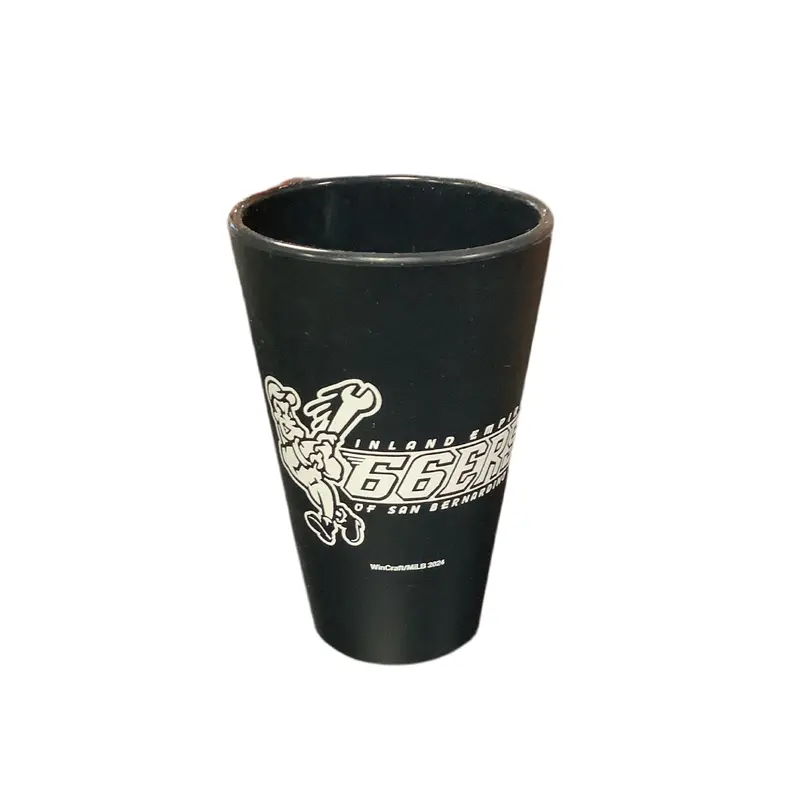 Inland Empire 66ers Wincraft Silicone 16 OZ Team Color Pint Glass