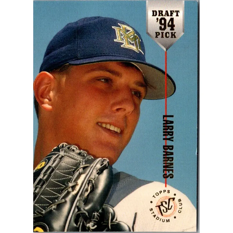 1994 Stadium Club Draft Picks Larry Barnes #40