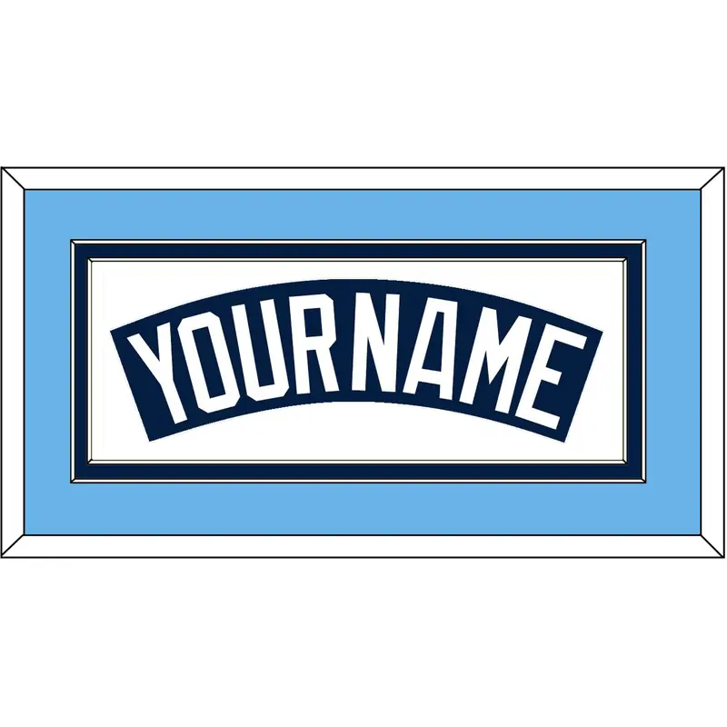Tampa Bay Nameplate - Alternate Navy (2009-2018) - Double Mat 4