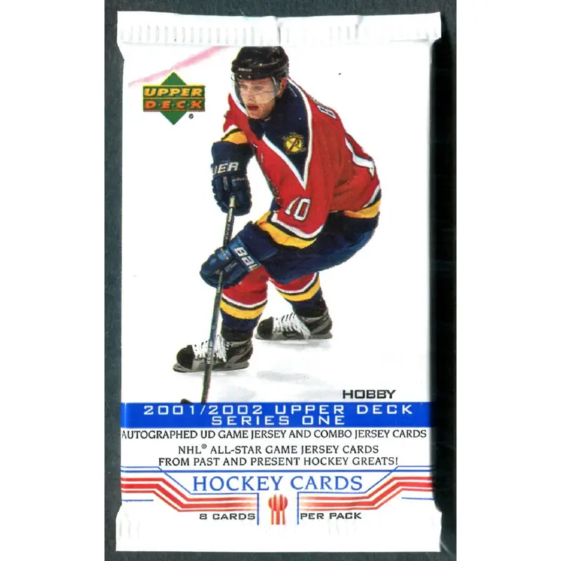 2001/02 Upper Deck Hockey Unopened Series 1 Pack (Hobby) (8)