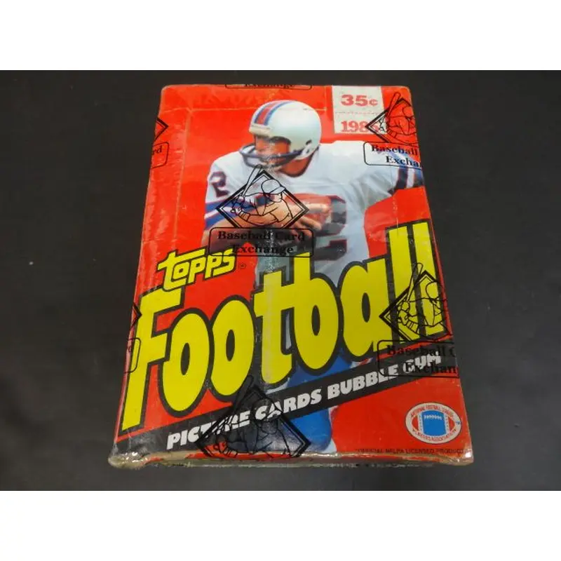1985 Topps Football Unopened Wax Box (In 1981 Display)